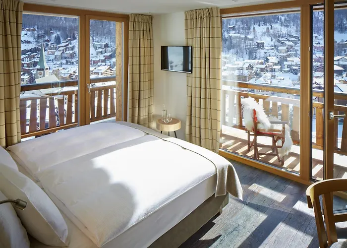 Lägenhetshotell La Vue Luxury Living Zermatt